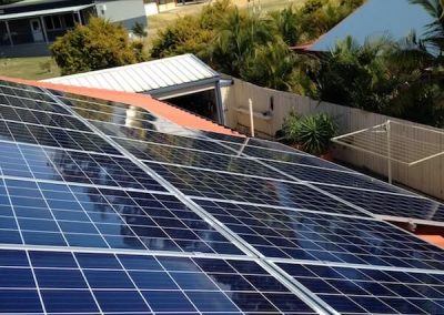 Sparkling clean solar panels